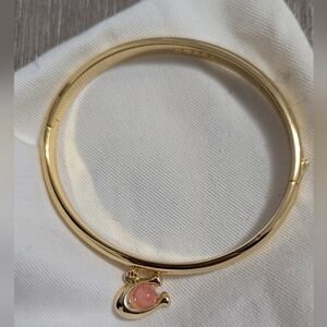 Coach Gold & Pink Bangle Bracelet NWOT!